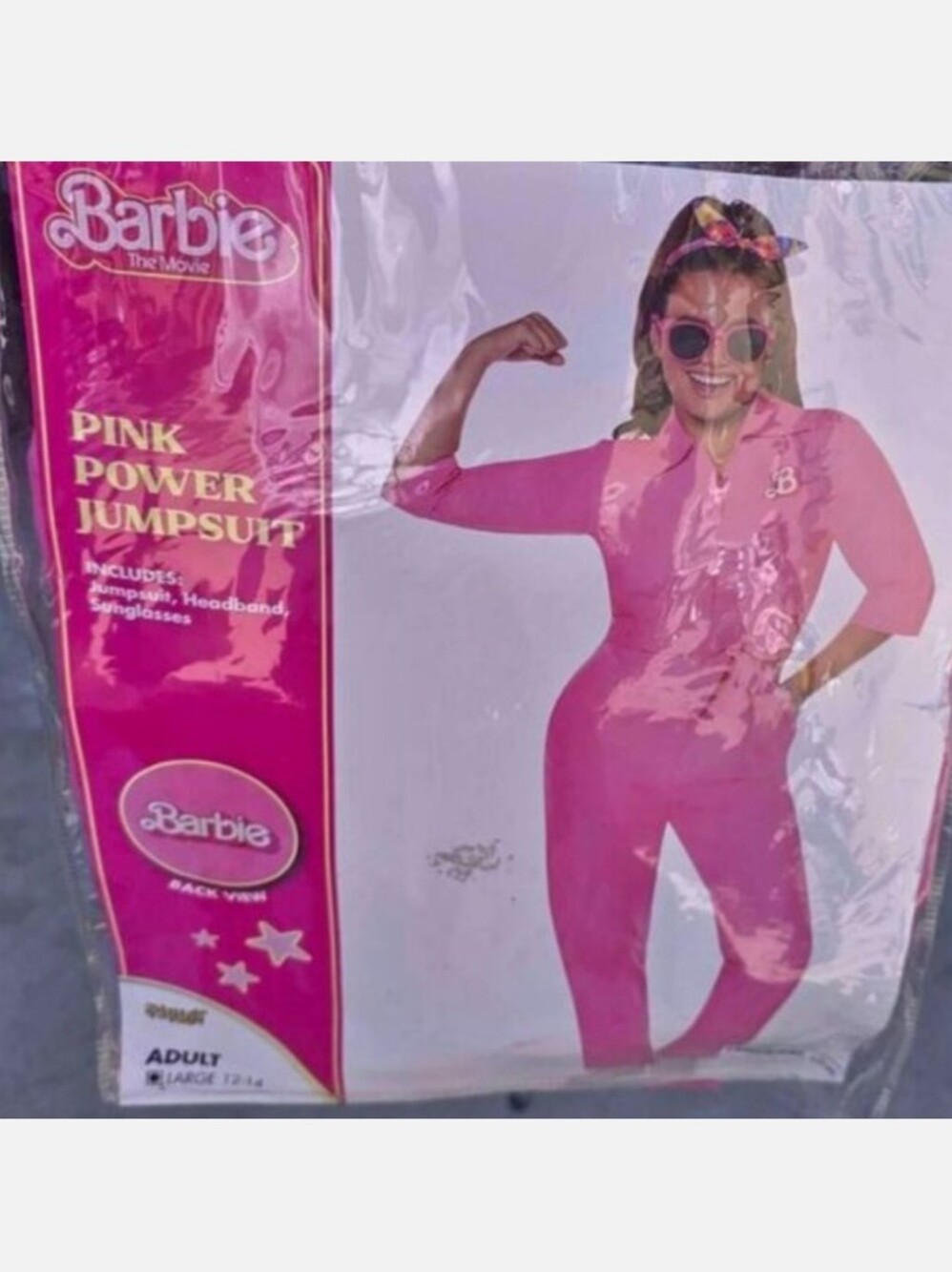 Barbie Hot Pink Jumpsuit with Logo